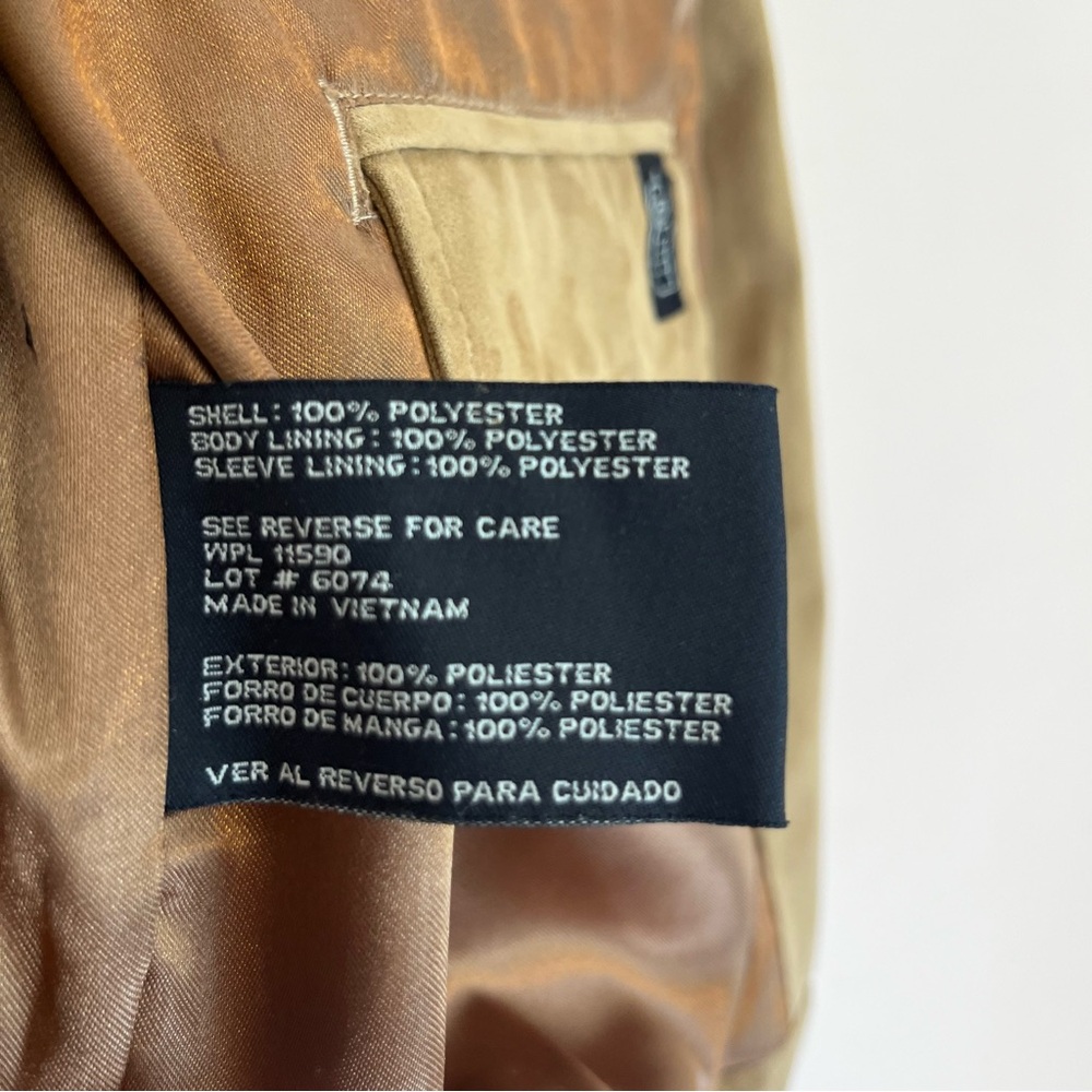 Weatherproof Men's Chore Jacket, Faux Suede, Tan, Size XL, Vintage style - Picture 5 of 12